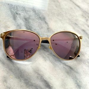 Versace pink mirrored sunglasses